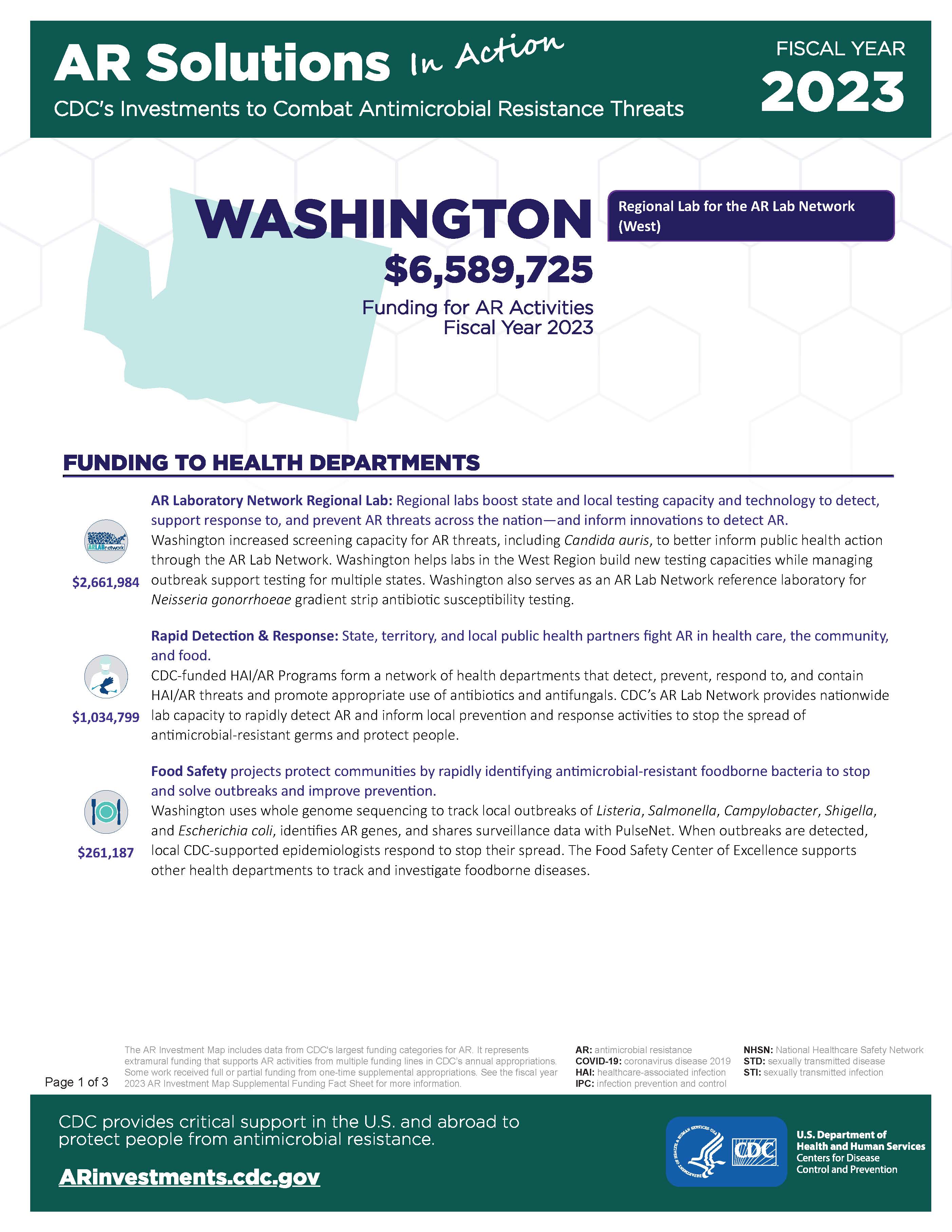 View Factsheet for Washington